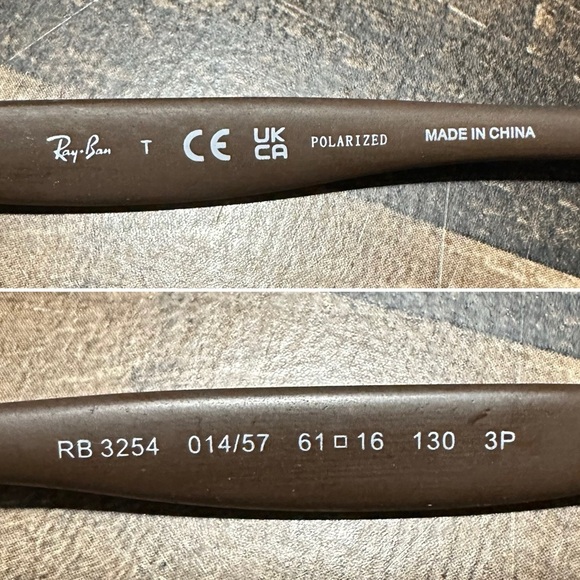 Ray-Ban RB3254 Polarized Sunglasses - Picture 5 of 5